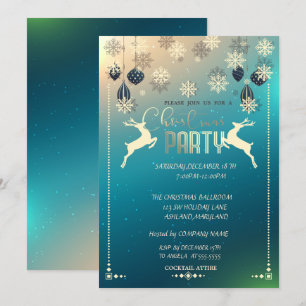 Convite Enfeites de Natal,Festa de Natal da Querida Empres
