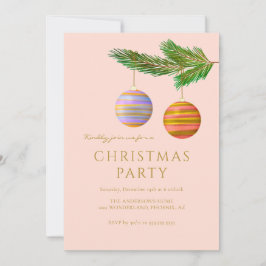 Convite Enfeites de natal Festivos Personalizados
