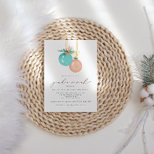 Enfeites de natal Revelação do Gênero no Inverno