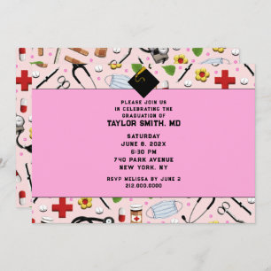 Convite Enfermeiro Enfermeiro Graduação Escolar