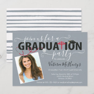 Convite Enfermeiro ou Festa de formatura Médica de Fotos