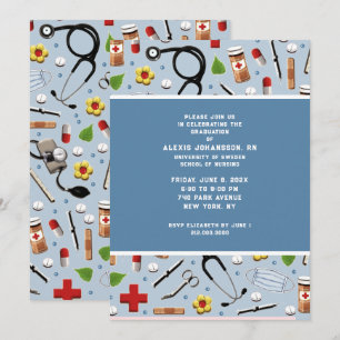 Convite Enfermeiros Festas de formatura