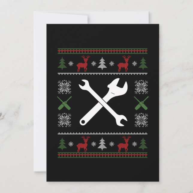 Convite Engenheiro Mecânico Técnico Mecânico Automotivo (Frente)