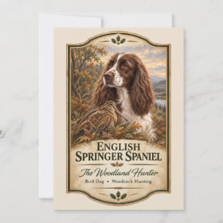 Convite English Springer Spaniel