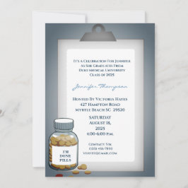 Convite Engraçado Área de Transferência Festa de formatura