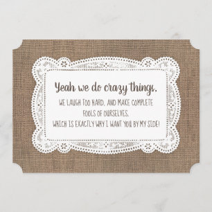 Convite Engraçado Bridesmaid / Proposta de Madrinha de ca