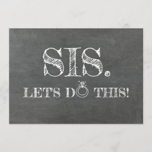 Convite Engraçado Bridesmaid / Proposta de Madrinha de cas