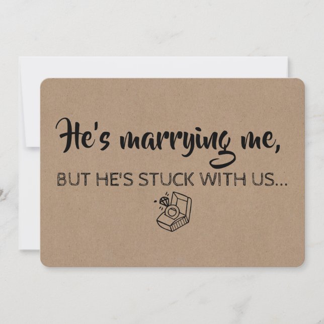 Convite Engraçado Bridesmaid / Proposta de Madrinha de cas (Frente)