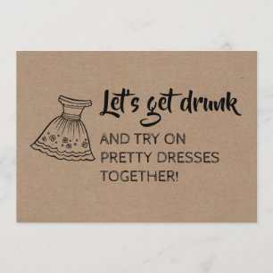 Convite Engraçado Bridesmaid / Proposta de Madrinha de cas