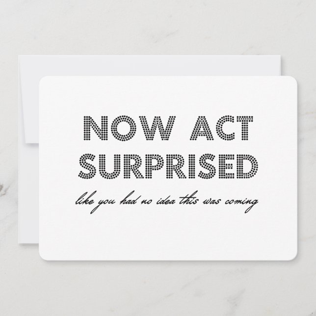 Convite Engraçado Bridesmaid / Proposta de Madrinha de cas (Frente)