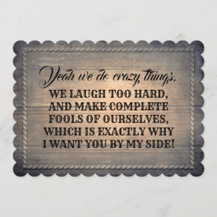 Convite Engraçado Bridesmaid / Proposta de Madrinha de cas