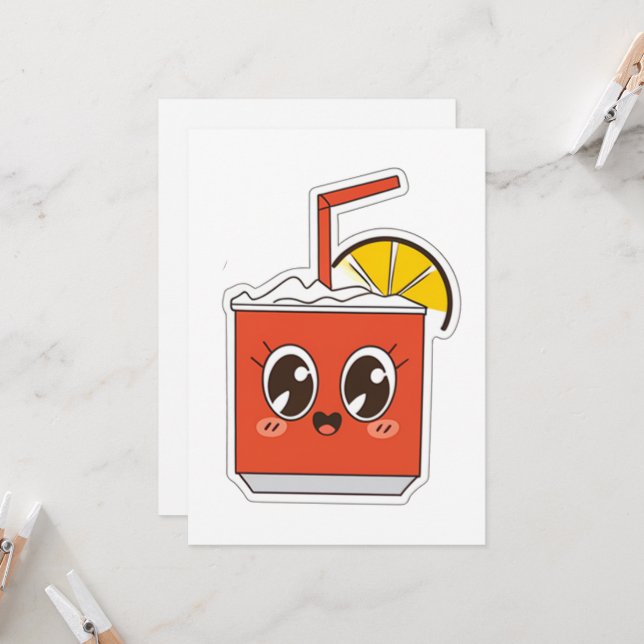 Convite Engraçado Cola Mix (Frente/Verso In Situ)