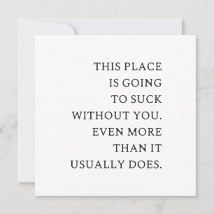 Convite Engraçado Colega De Trabalho Saindo - Novo Trabalh