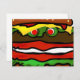 Convite Engraçado Hamburger (Frente/Verso)