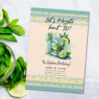 Engraçado Mojito cerca de 30 aniversário de 30 ano