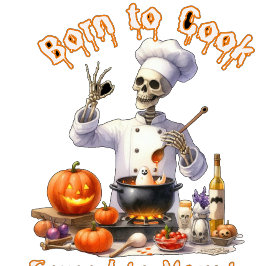 Convite Engraçado Nascer de cozinhar forçado a assombrar