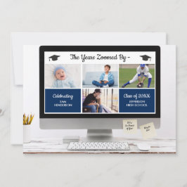 Convite Engraçado Os Anos Ampliados Pela Festa De Fotos De