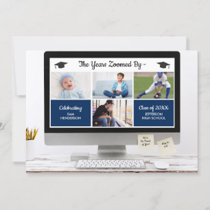 Convite Engraçado Os Anos Ampliados Pela Festa De Fotos De