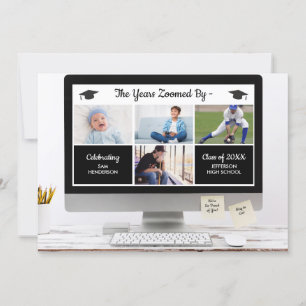 Convite Engraçado Os Anos Zoomados Pela Festa De Graduaç