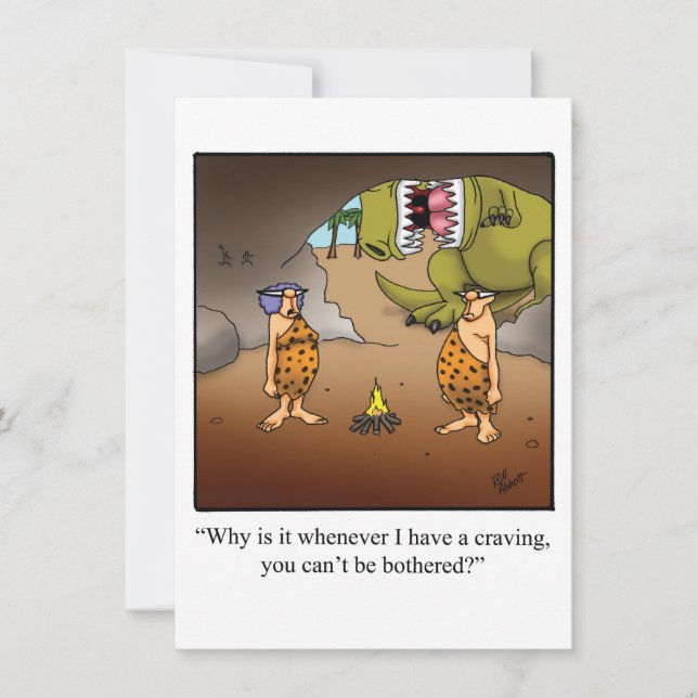 Convite Engraçado para Chás de fraldas (Frente)