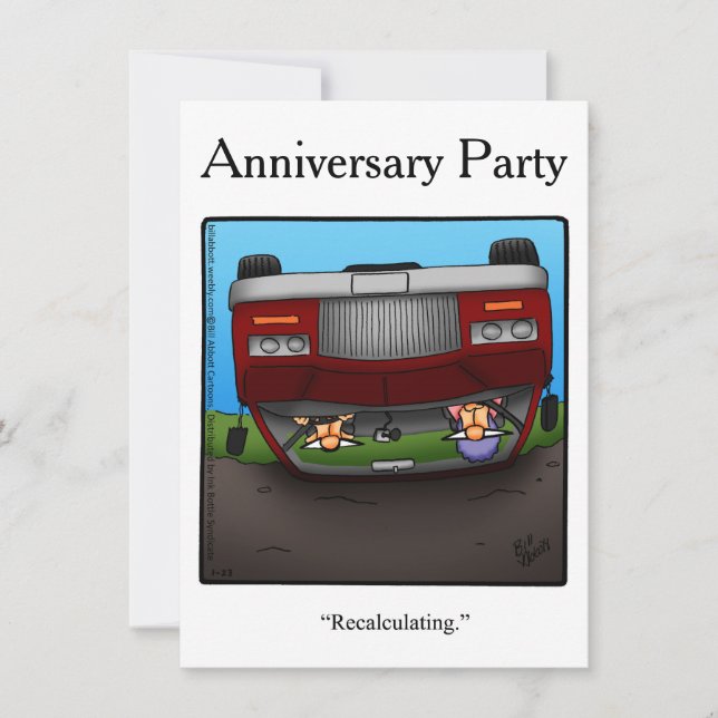 Convite Engraçado para Festa de 50 Anos de Anivers (Frente)