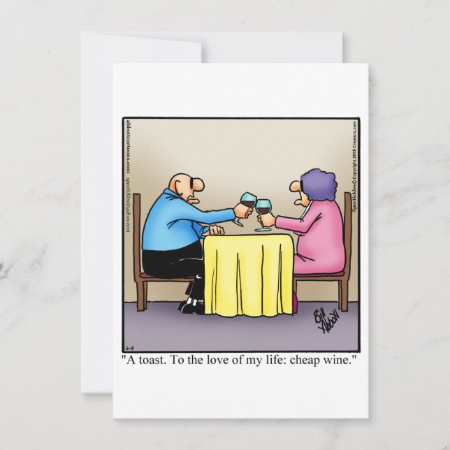 Convite engraçado para festa de aniversário de 50  (Frente)