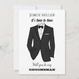 Convite Engraçado para Padrinho de Casamento