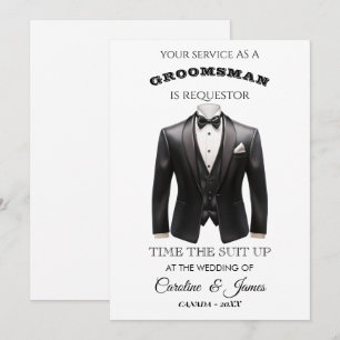 Convite Engraçado para Padrinho de Casamento