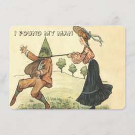 Convite Engraçado ter encontrado meu homem