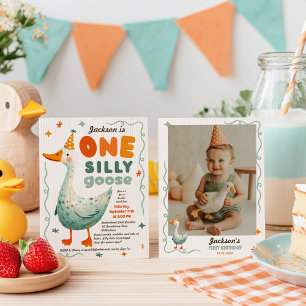 Convite Engraçado Um Bobo Ganhou a primeira foto de aniver