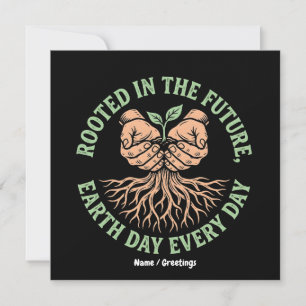 Convite Enraizados no Futuro Dia da Terra Todos os Dias Su