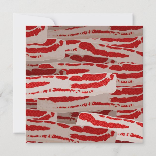 Convite Enrole Em Bacon! (Frente)