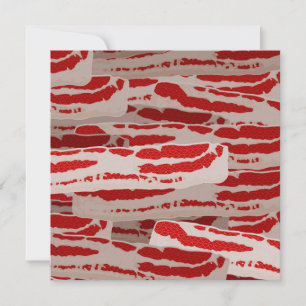Convite Enrole Em Bacon!