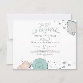 Convite Ensaio | Coral e Teal Modernos