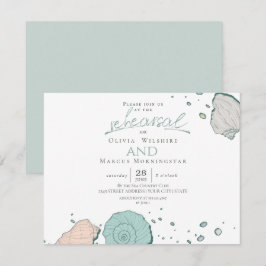 Convite Ensaio | Coral e Teal Modernos