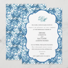 Convite Ensaio de Casamento Açúcar Fumê e Azul Paraquedist