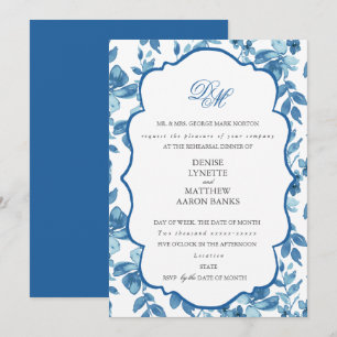 Convite Ensaio de Casamento Azul com Açúcar e Skydiver