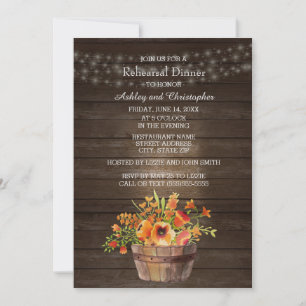 Convite Ensaio de Casamento com Flores de Laranja em Madei
