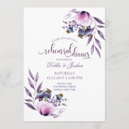 Convite Ensaio De Casamento Com lavanda De Aquarela De Águ