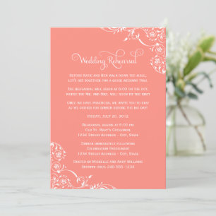 Convite Ensaio de Casamento Coral Flourish