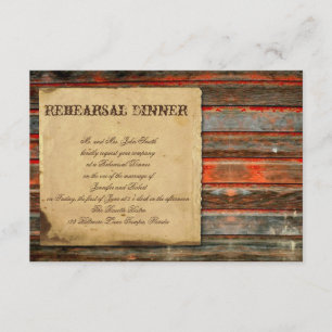 Convite Ensaio De Casamento De Madeira De Barão Rústico