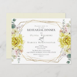 Convite Ensaio De Casamento | Peões Amarelos de Aquarela