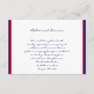 Convite Ensaio de Casamento Vermelho e Azul