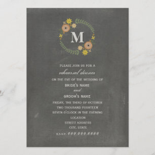 Convite Ensaio de queda do monograma de vento inspirado no