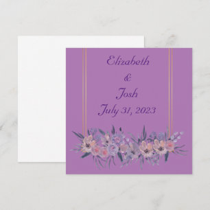 Convite Ensaio de Recepção de Casamento Vinho Elegante