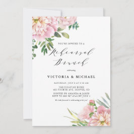 Convite Ensaio de Rosas Rosa Esbranquiçadas e Hydrangeas B