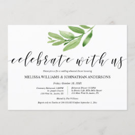 Convite Ensaio e Janta de Casamento Russo Verde