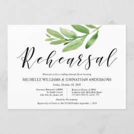 Convite Ensaio e Janta de Casamento Russo Verde