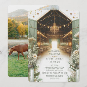 Convite Ensaio Rustic Elegance Wedding