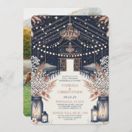 Convite Ensaio Rustic Elegance Wedding